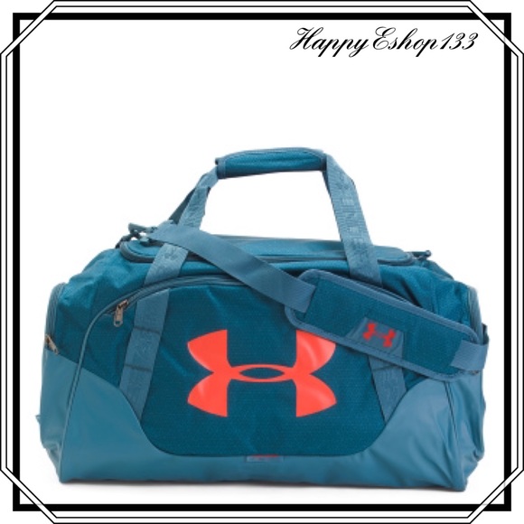 Under Armour LOGO Duffle Bag, Blue - Picture 8 of 8